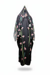 NOCTURNA FLORAL + Navy Hijab Set