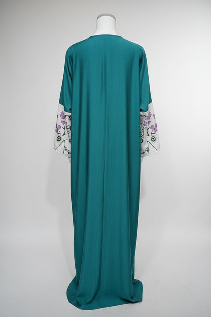 AMBRA NOIR black floor-length abaya – LAYLADA abaya