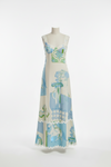 Santorini Greek Motif Dress